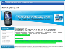 Tablet Screenshot of mallysmsgateway.com